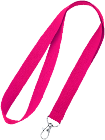 Lanyard rosa para eventos